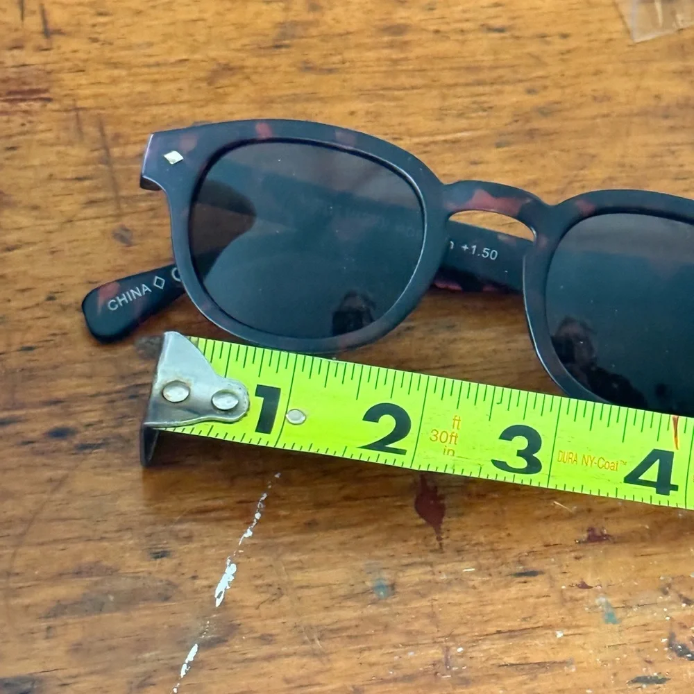 Steve Madden Reading Sunglasses 1.50 Strength Purple Leopard Print